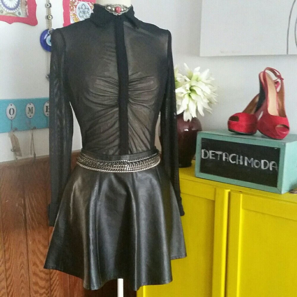 💄💄👒👒FAUX LEATHER SKIRT 👒👒💄💄